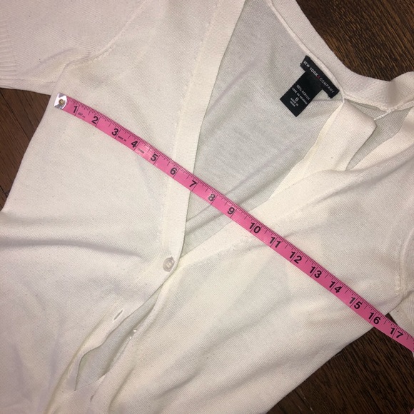 White New York and Company Cardigan - Picture 7 of 8